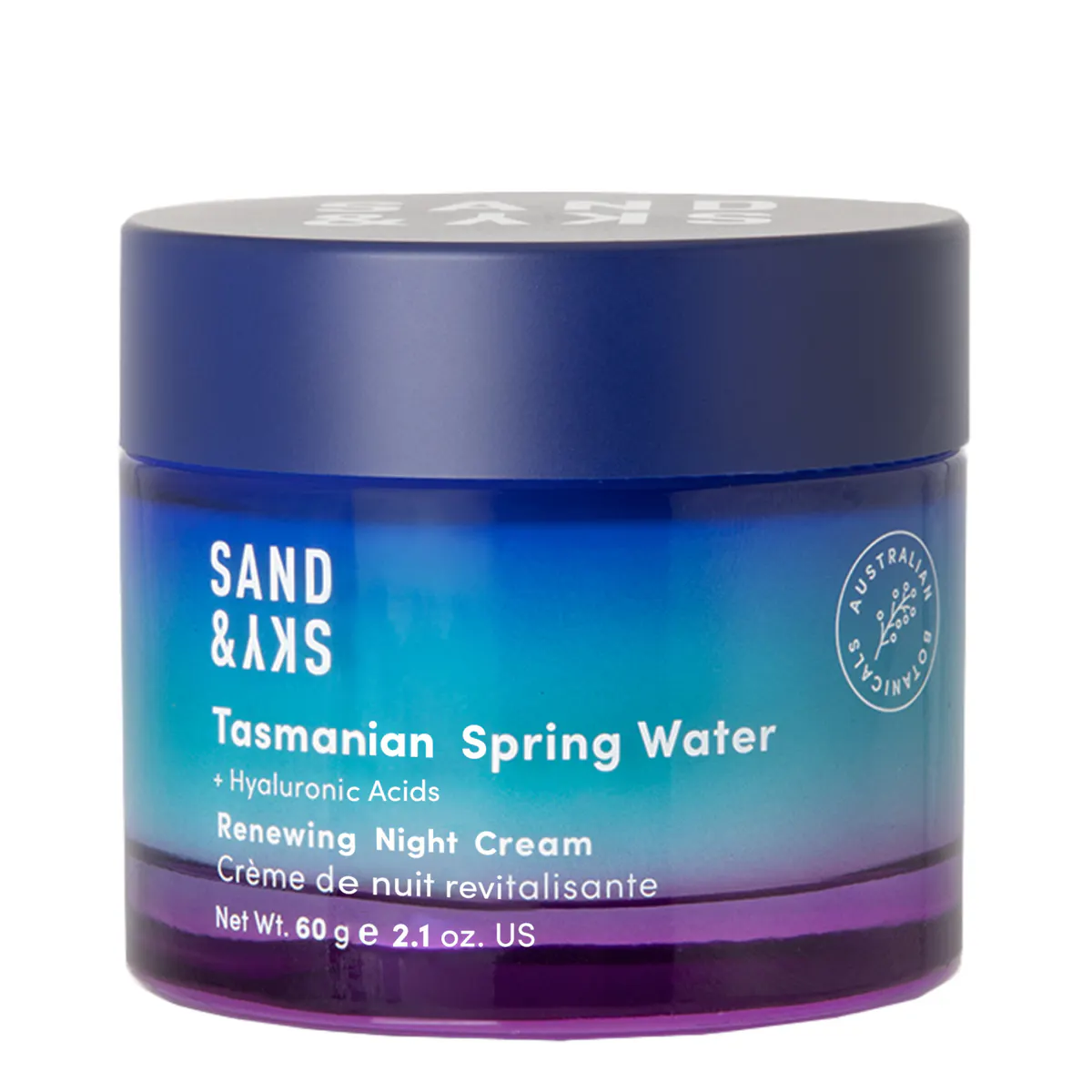 Sand & Sky Tasmanian Spring Water - Renewing Night Cream 60g