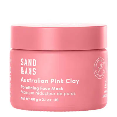 Sand & Sky Australian Pink Clay Porefining Face Mask 60g