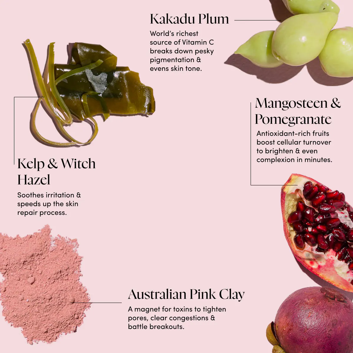 Sand & Sky Australian Pink Clay Porefining Face Mask 60g, view 4