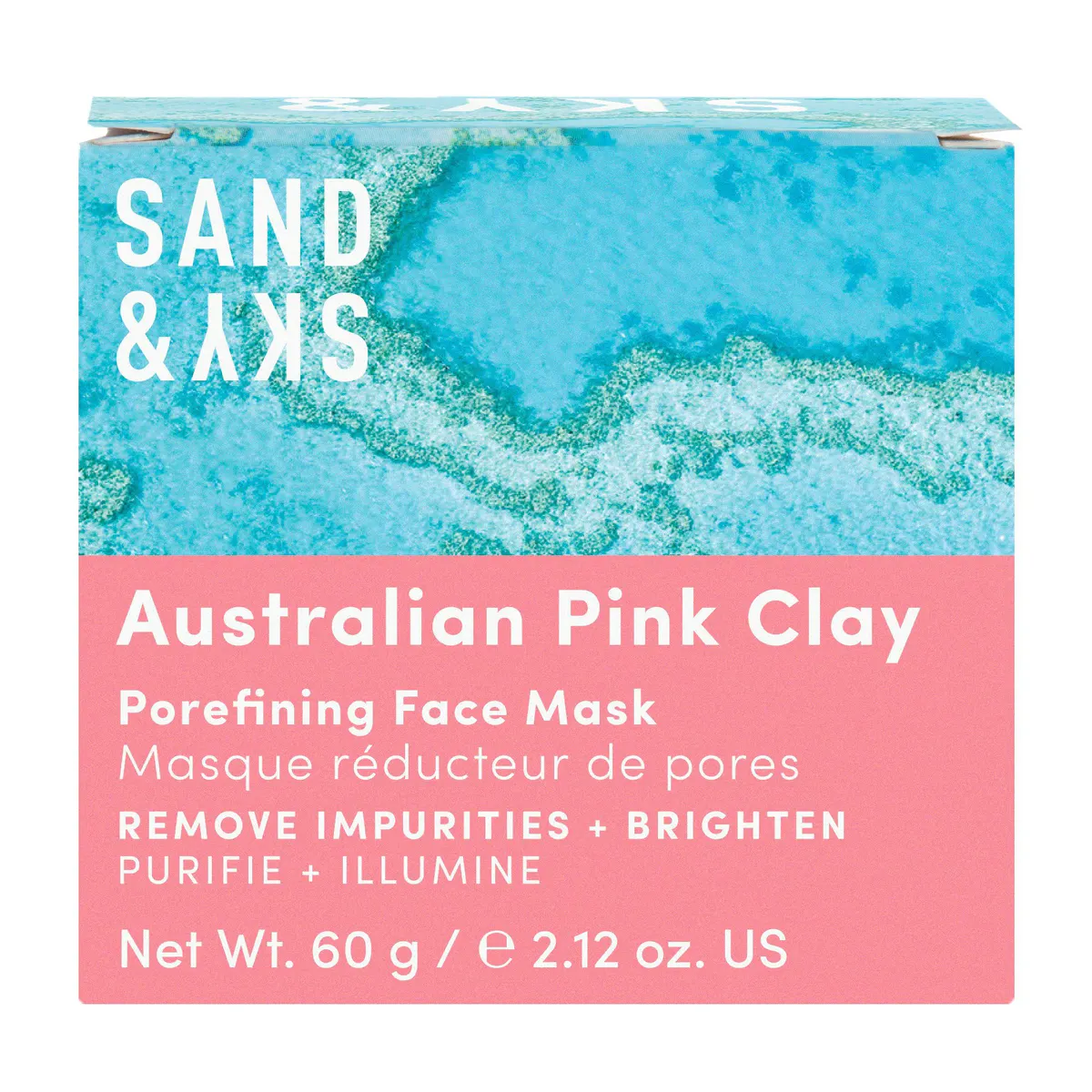 Sand & Sky Australian Pink Clay Porefining Face Mask 60g, view 6