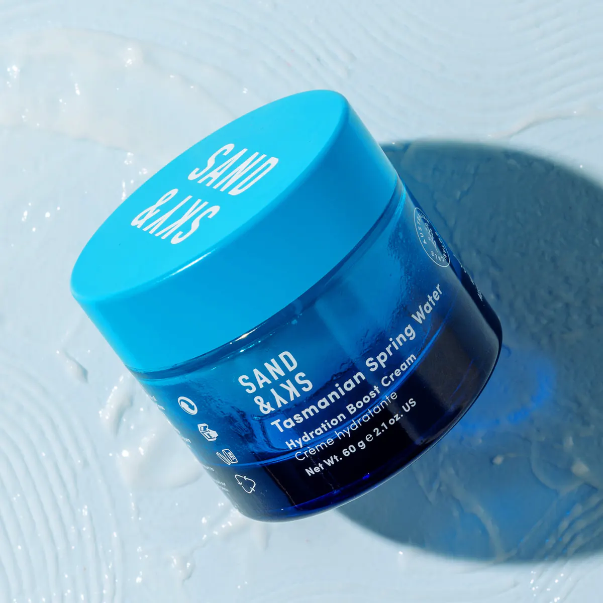 Sand & Sky Tasmanian Spring Water Hydration Boost Cream 60g, view 6