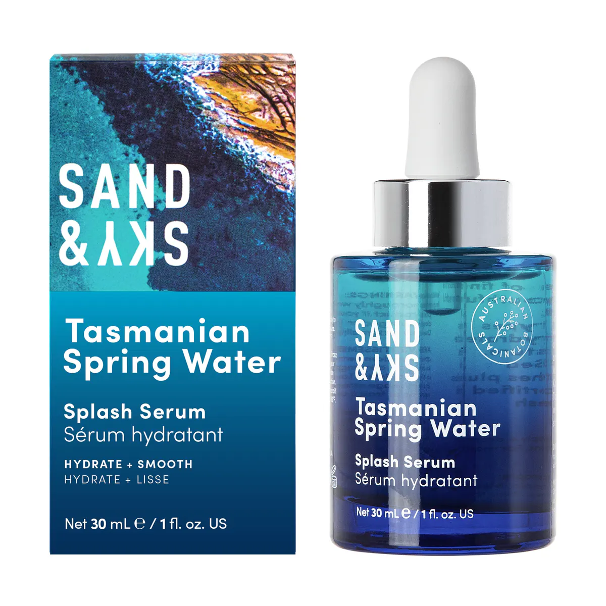 Sand & Sky Tasmanian Spring Water Splash Serum 30ml, view 7