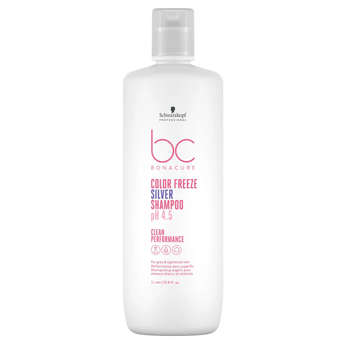 Schwarzkopf Professional BC Clean Performance pH 4.5 Color Freeze Silver Shampoo 1000ml
