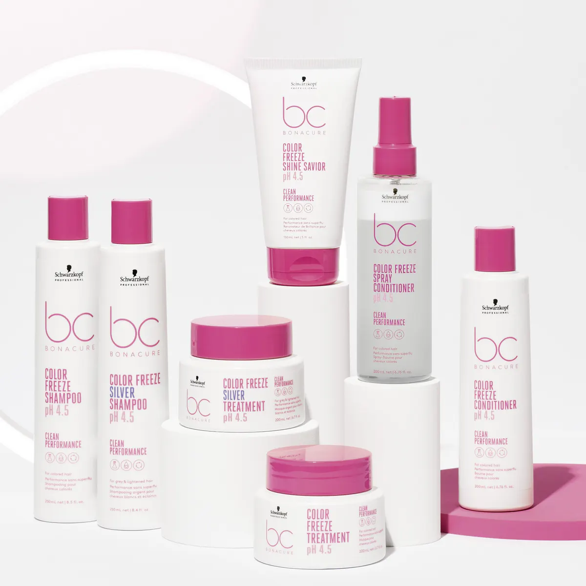 Schwarzkopf Professional BC Clean Performance pH 4.5 Color Freeze Conditioner 1000ml, view 3