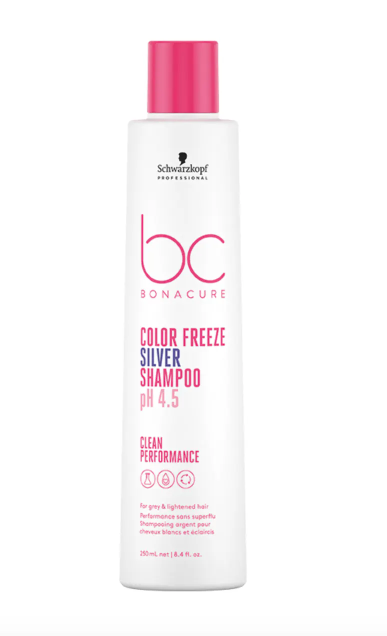 Schwarzkopf BC Clean Performance Ph 4.5 Color Freeze Silver With Silhouette Trio Pack, view 2