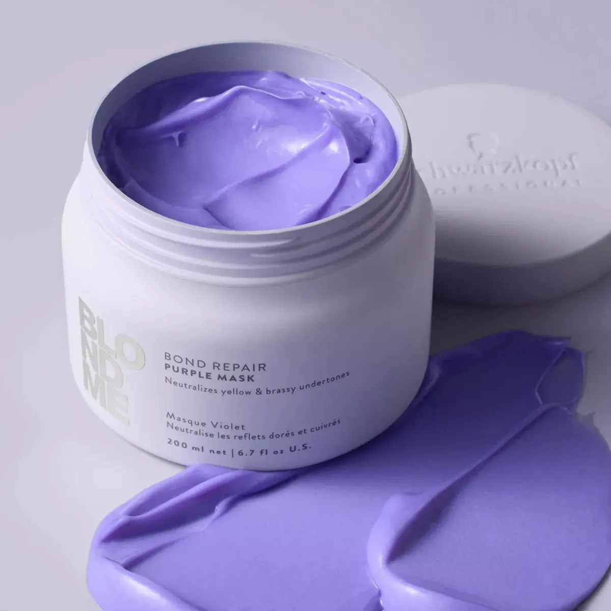 Schwarzkopf Blondme Bond Repair Purple Mask 200ml, view 3
