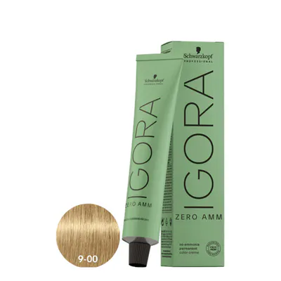 Schwarzkopf Igora Zero Ammonia Color Creme - 9-00 Extra Light Blonde Natural 60ml