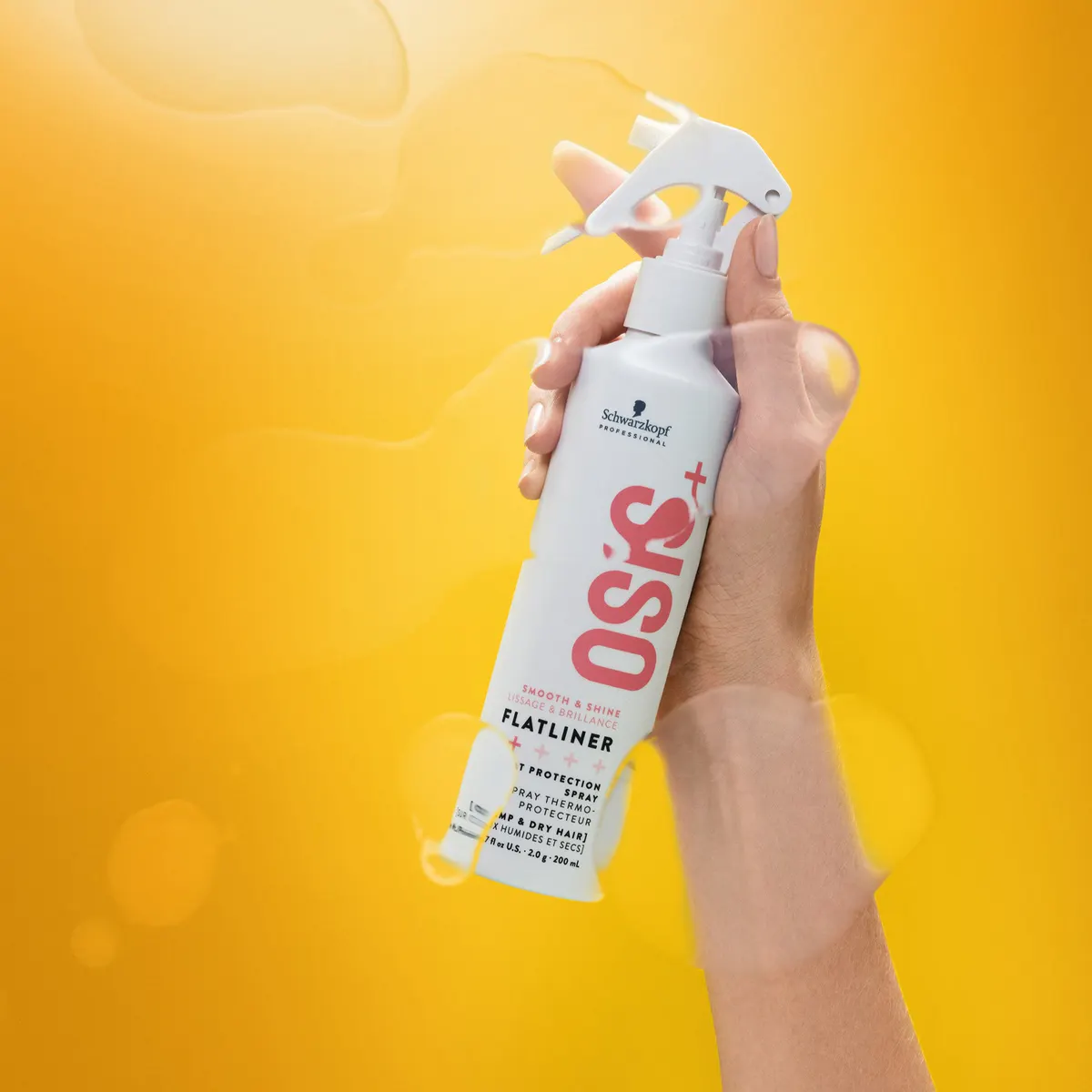 Schwarzkopf OSIS+ Flatliner Heat Protection Spray 200ml, view 2