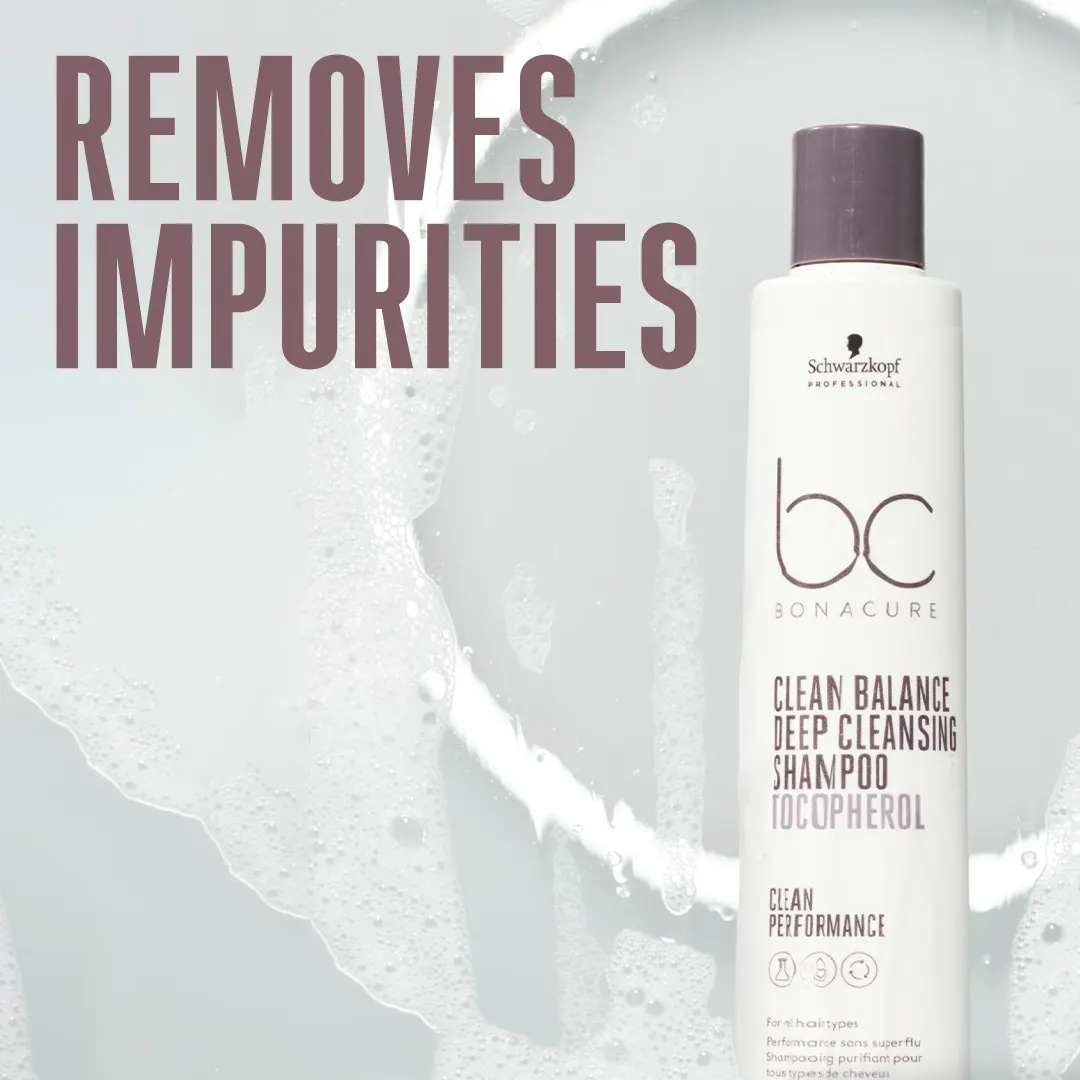 Schwarzkopf Professional BC Clean Performance Balance Deep Cleansing Shampoo 250ml, view 4