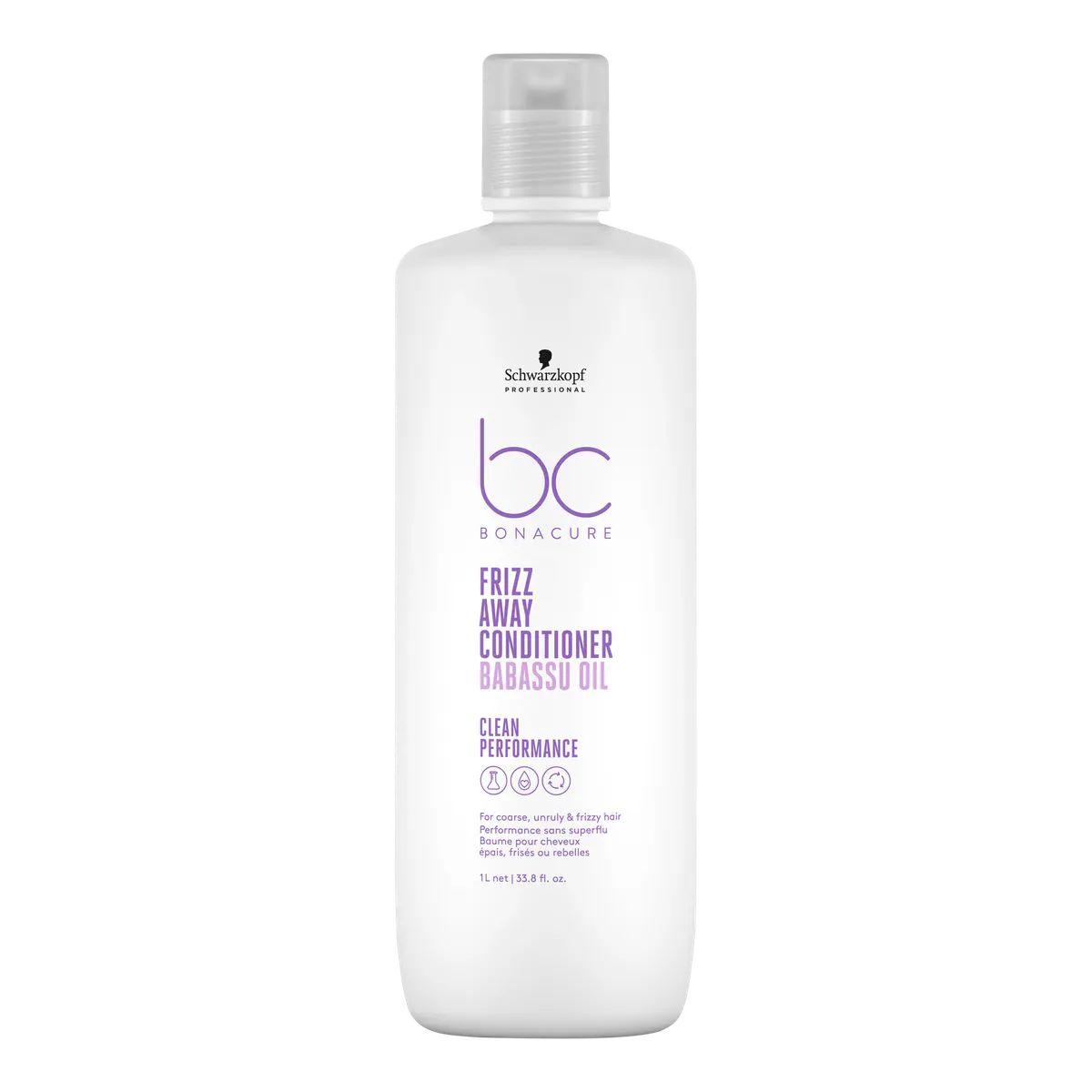 Schwarzkopf Professional BC Clean Performance Frizz-Away Conditioner 1000ml