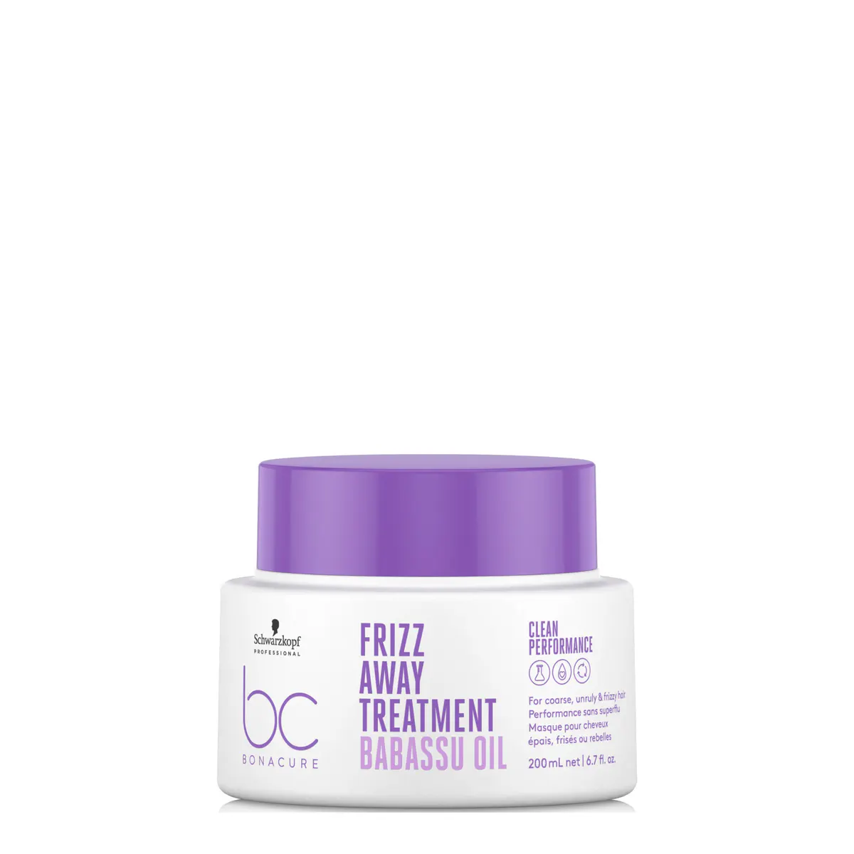 Schwarzkopf Professional BC Clean Performance Frizz-Away Treatment 200ml