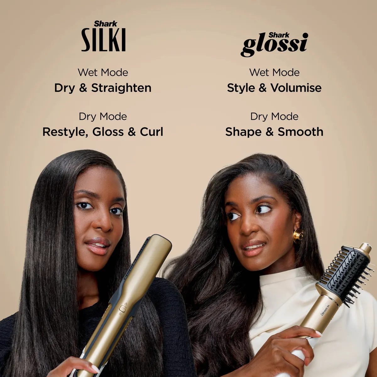 Shark Beauty Glam Hot Tool Air Drying & Styling System - Soft Gold, view 8