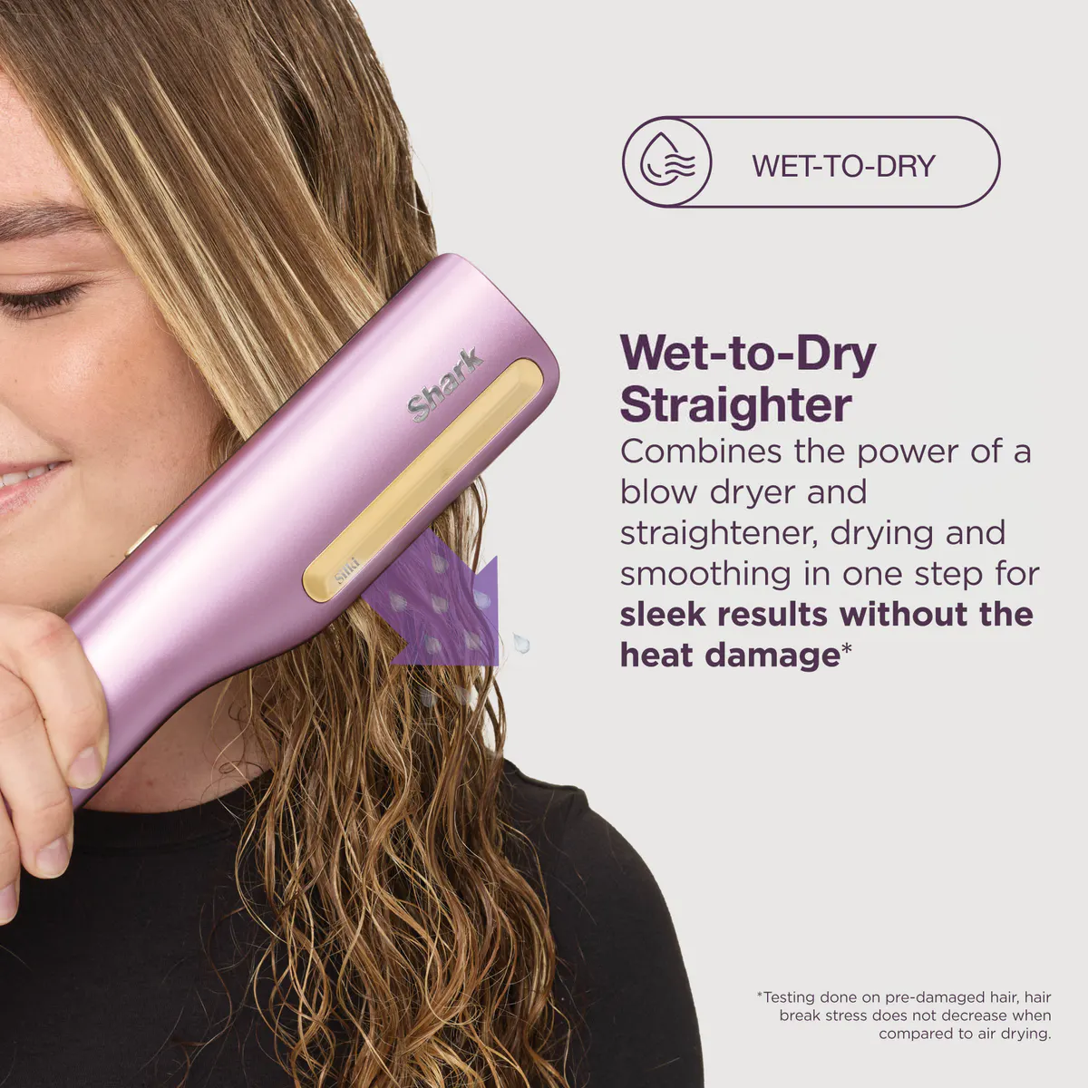 Shark Beauty SilkiPro Wet To Dry Hair Straightener, view 2