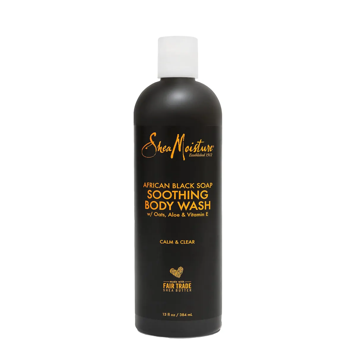Shea Moisture African Black Soap Soothing Body Wash 384ml