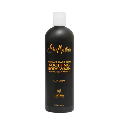 Shea Moisture African Black Soap Soothing Body Wash 384ml