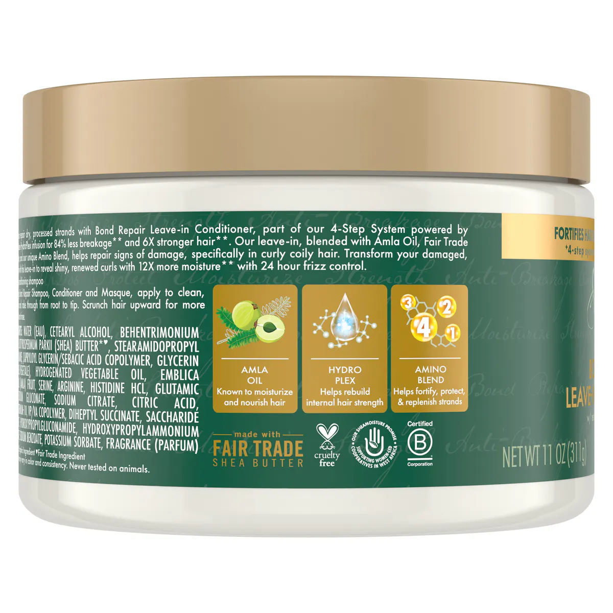 Shea Moisture Bond Repair Leave In Conditioner 311g, view 5