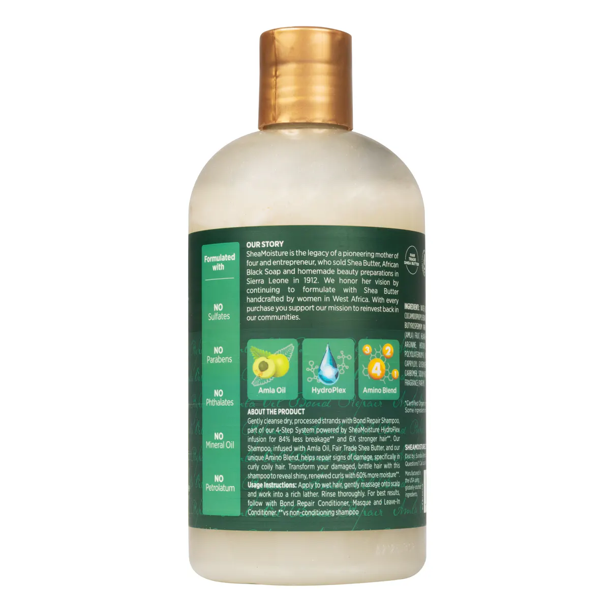 Shea Moisture Bond Repair Shampoo 384ml, view 5