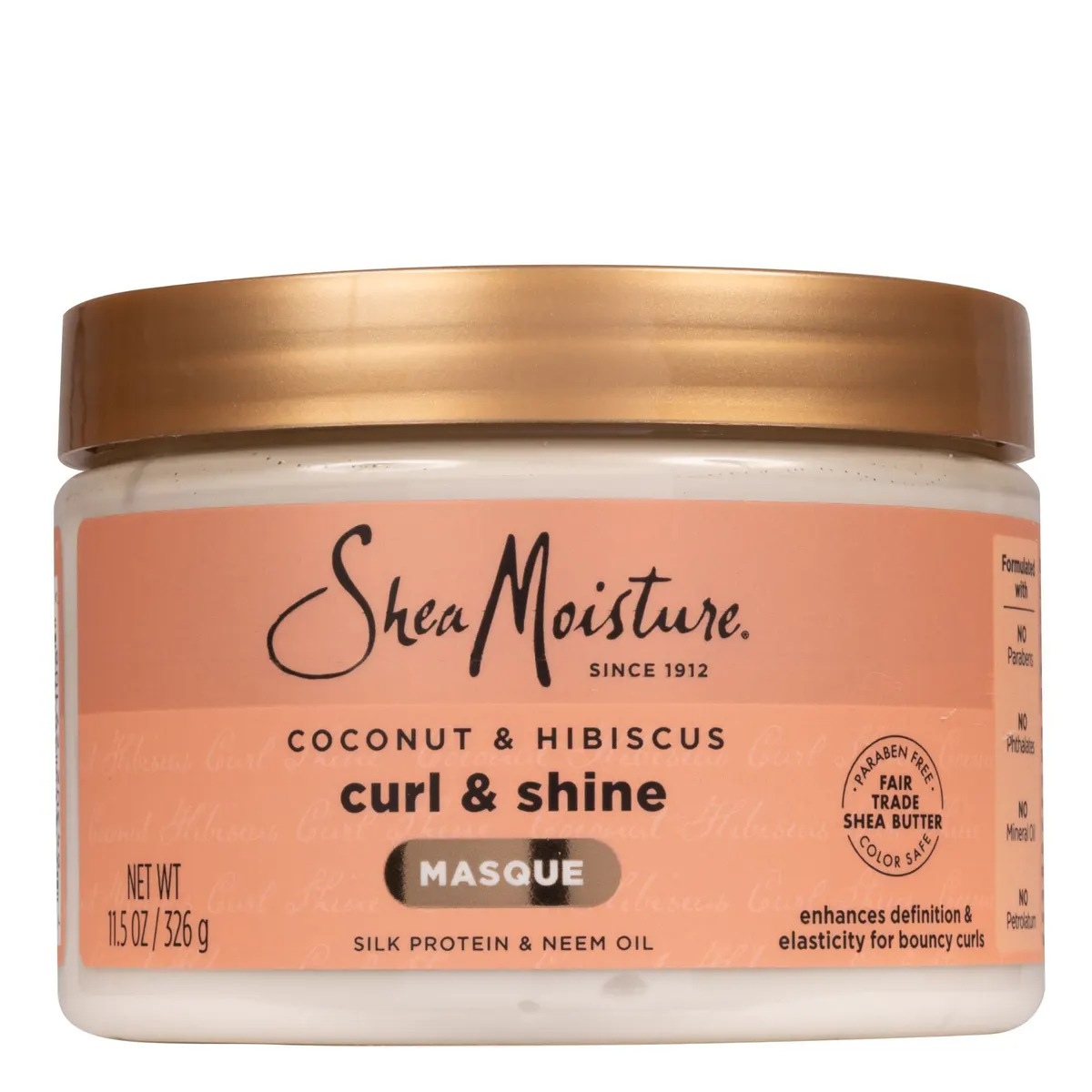Shea Moisture Coconut & Hibiscus Curl & Shine Hair Masque 326g