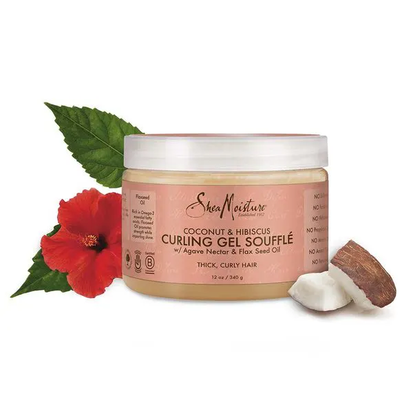 Shea Moisture Coconut & Hibiscus Curling Gel Souflee 340g, view 2