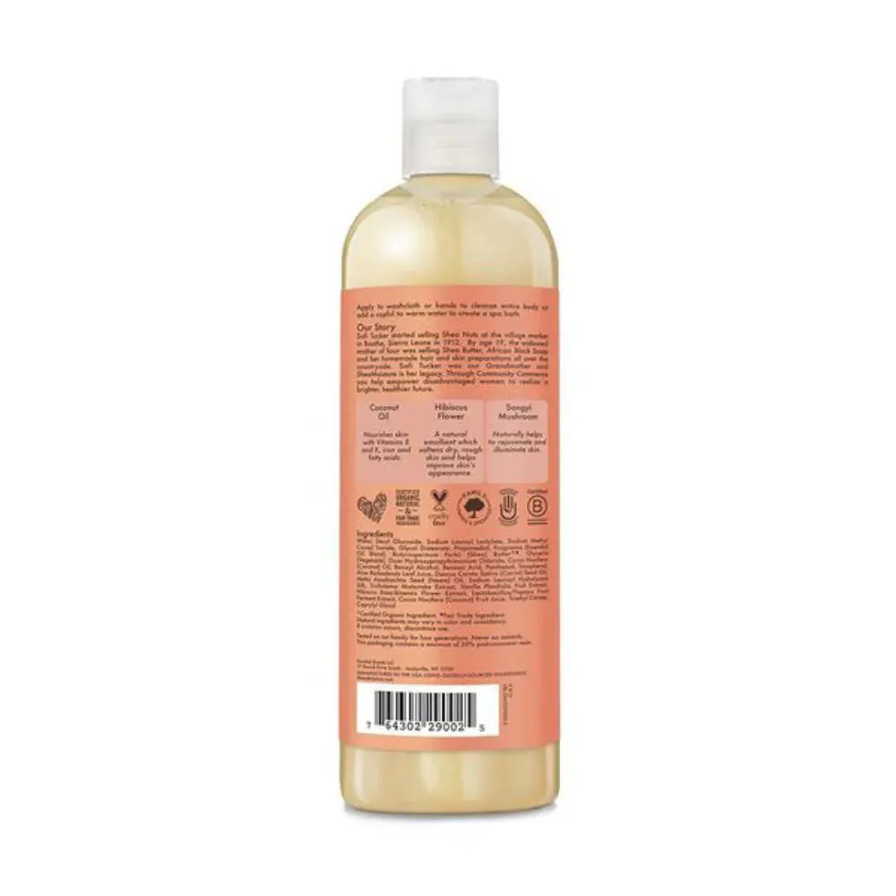 Shea Moisture Coconut & Hibiscus Illuminating Body Body Wash 384ml, view 2