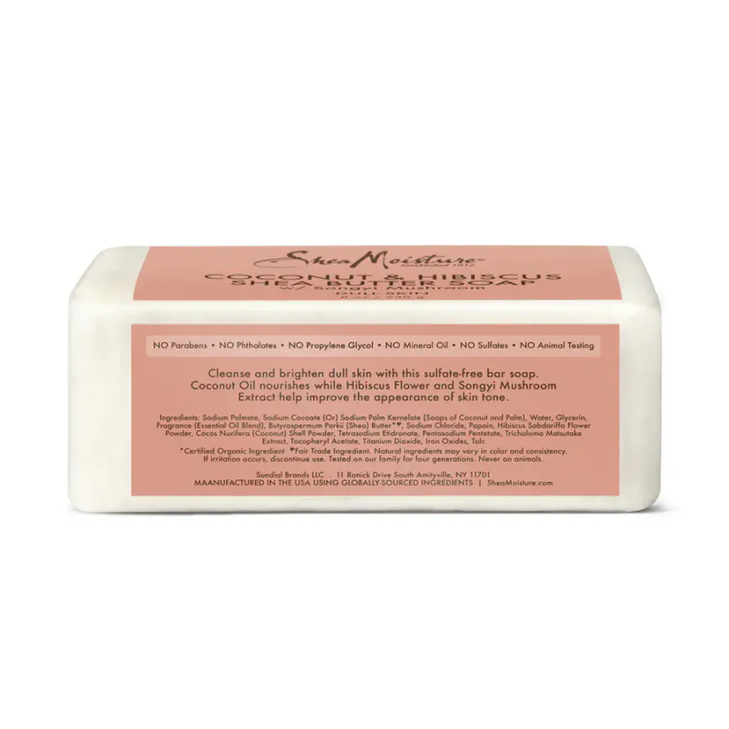 Shea Moisture Coconut & Hibiscus Shea Butter Bar Soap 227g, view 5