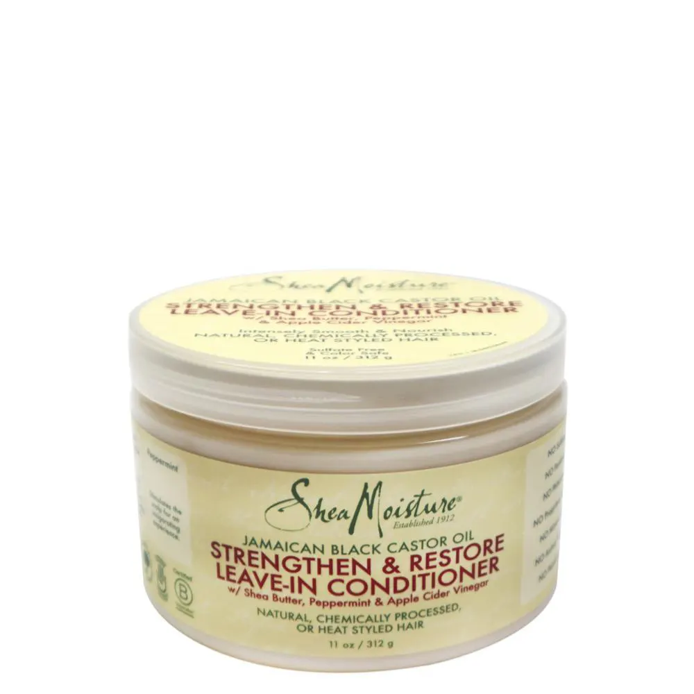 Shea Moisture Jamaican Black Castor Oil Strengthen & Restore Leave-in conditioner 312g
