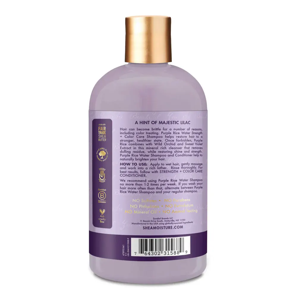 Shea Moisture Purple Rice Water Shampoo 399ml, view 2