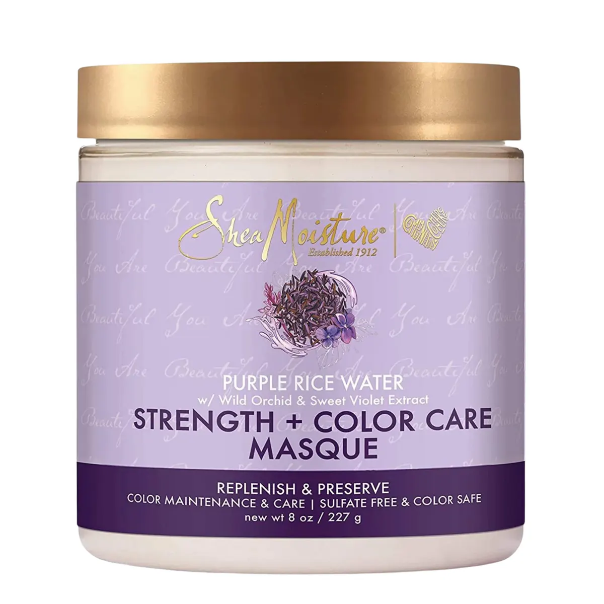 Shea Moisture Purple Rice Water Strength & Colour Care Masque 227g