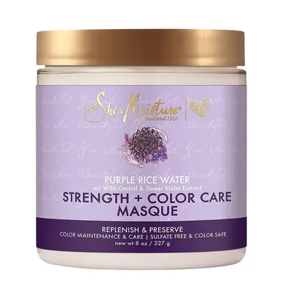 Shea Moisture Purple Rice Water Strength & Colour Care Masque 227g