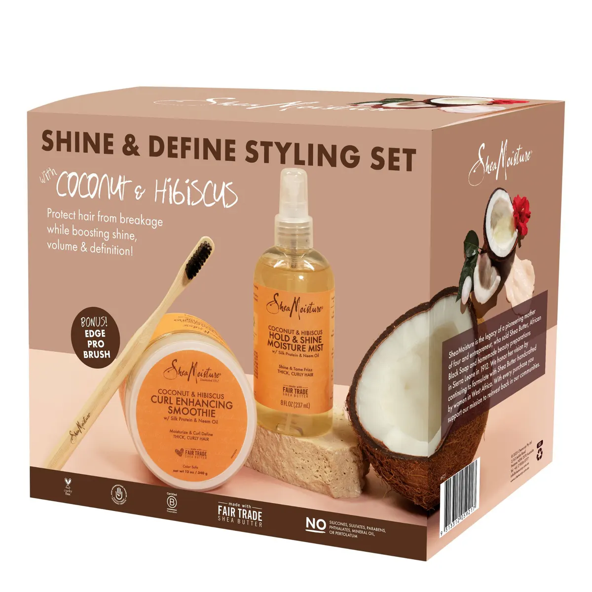Shea Moisture Shine & Define Styling Pack