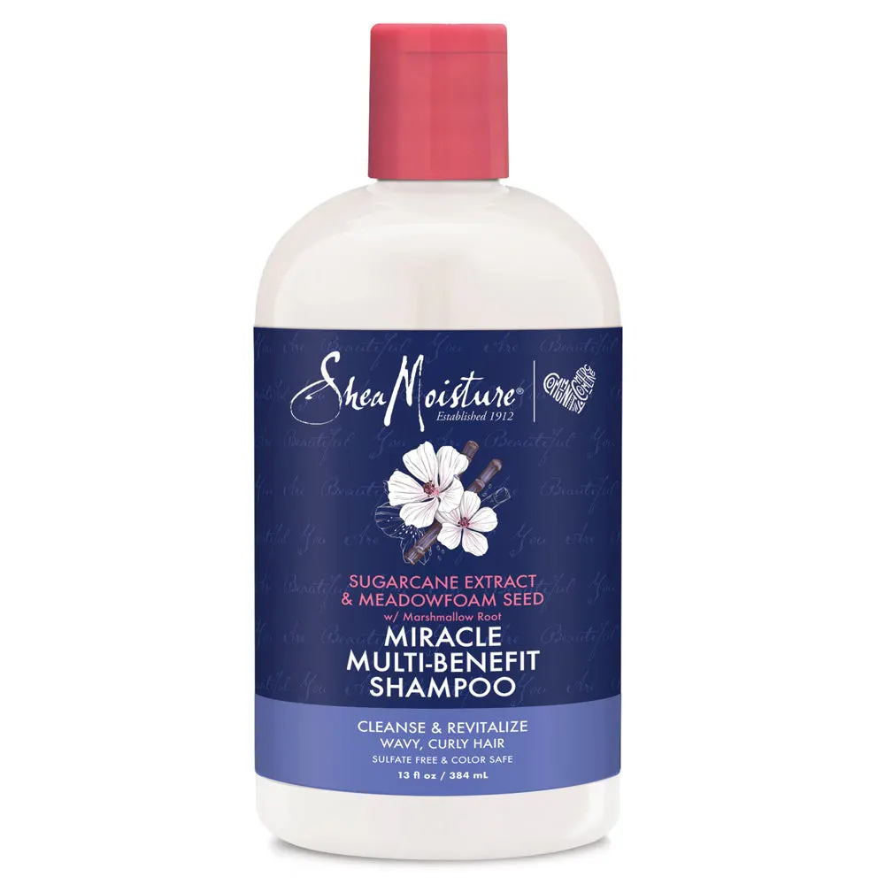 Shea Moisture Sugercane & Meadowfoam Miracle Multi-Benefit Shampoo 384ml
