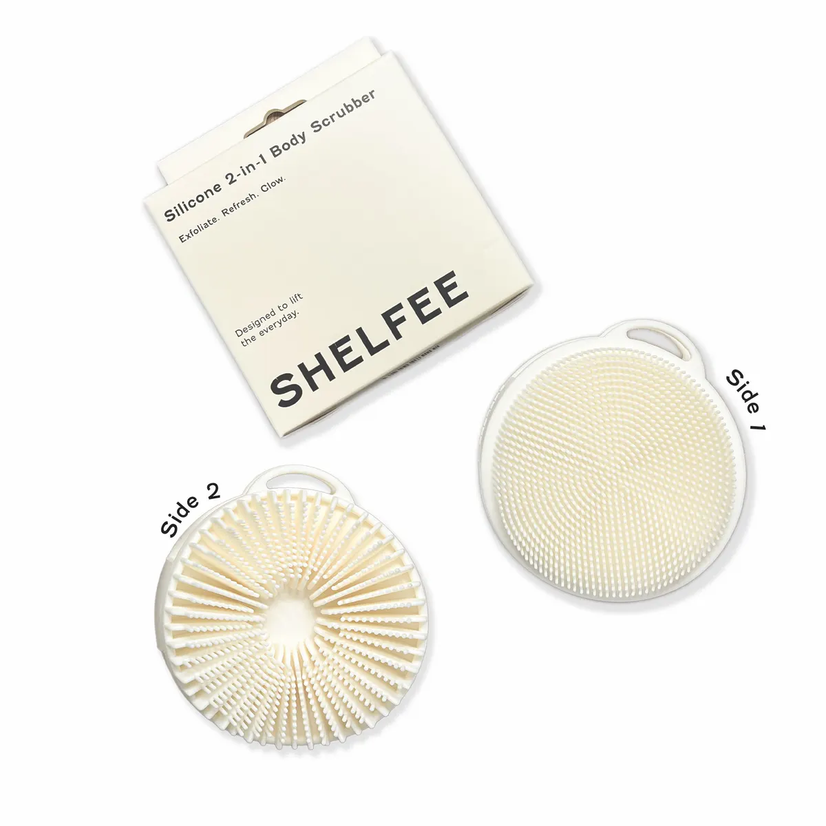 SHELFEE Silicone 2-in-1 Body Scrubber, view 2