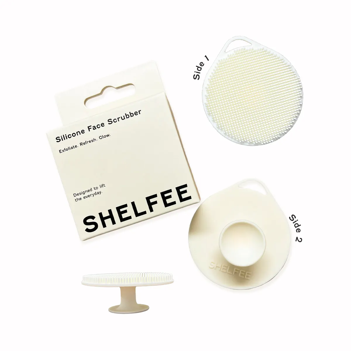 SHELFEE Silicone Face Scrubber, view 2
