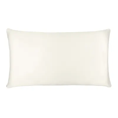 Shhh Silk Off White Silk Pillowcase - King Size