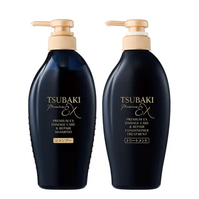 Shiseido Tsubaki Premium EX Damage Repair Shampoo & Conditioner Duo Bundle