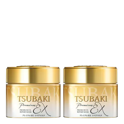Shiseido Tsubaki Premium Ex Repair Mask 180g Duo Bundle