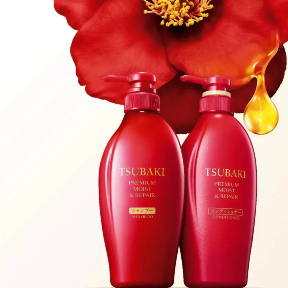 Shiseido Tsubaki Premium Moist & Repair Shampoo 450ml, view 3