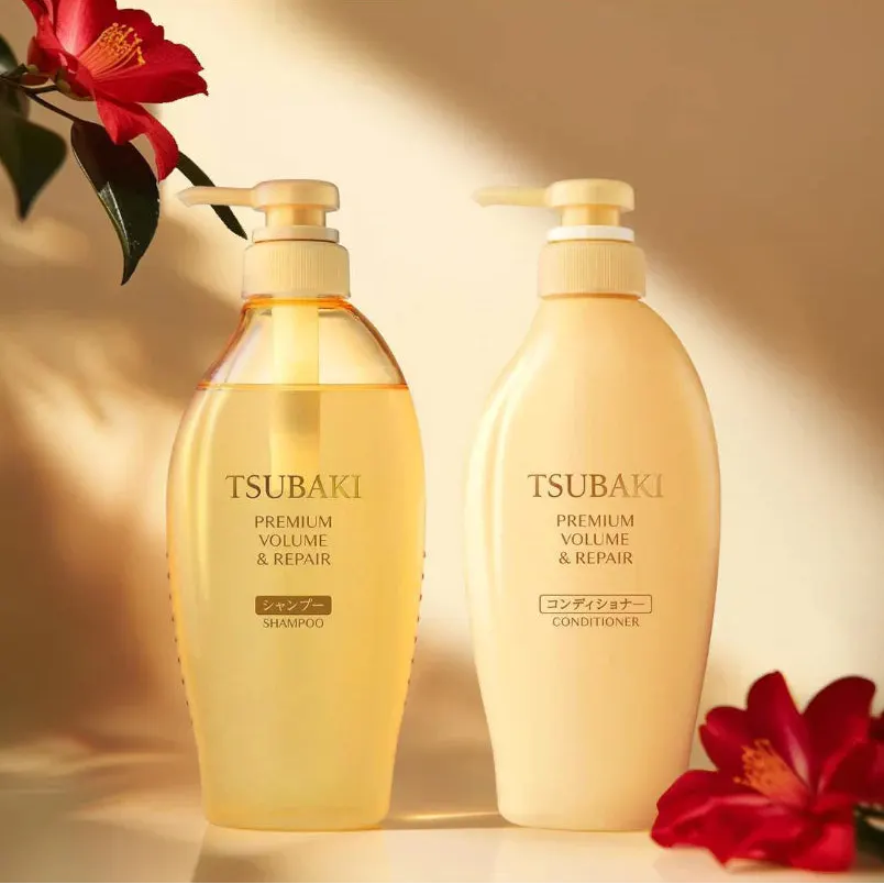 Shiseido Tsubaki Premium Volume & Repair Shampoo 450ml, view 3