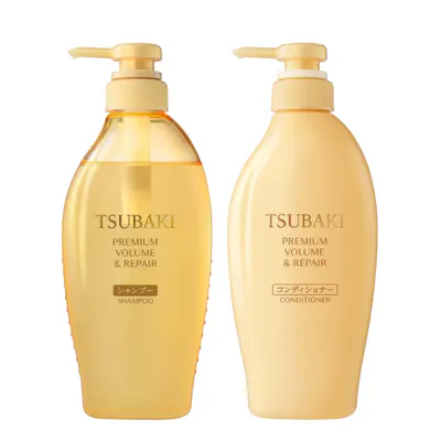 Shiseido Tsubaki Premium Volume & Repair Shampoo & Conditioner Duo Bundle