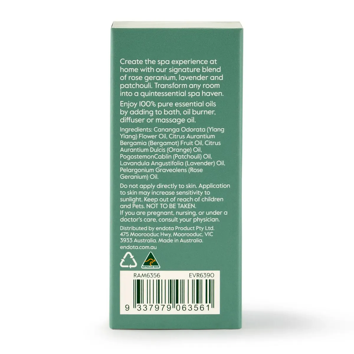 Endota Signature Blend Essential Oil 30ml, view 4
