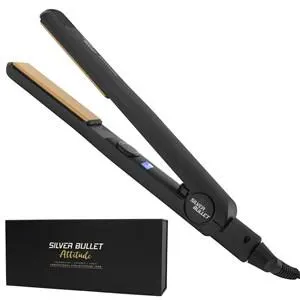 Silver Bullet Attitude Hair Straightener - Black, view 2