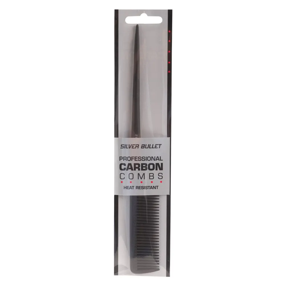 Silver Bullet Carbon Tail Hair Comb, view 2