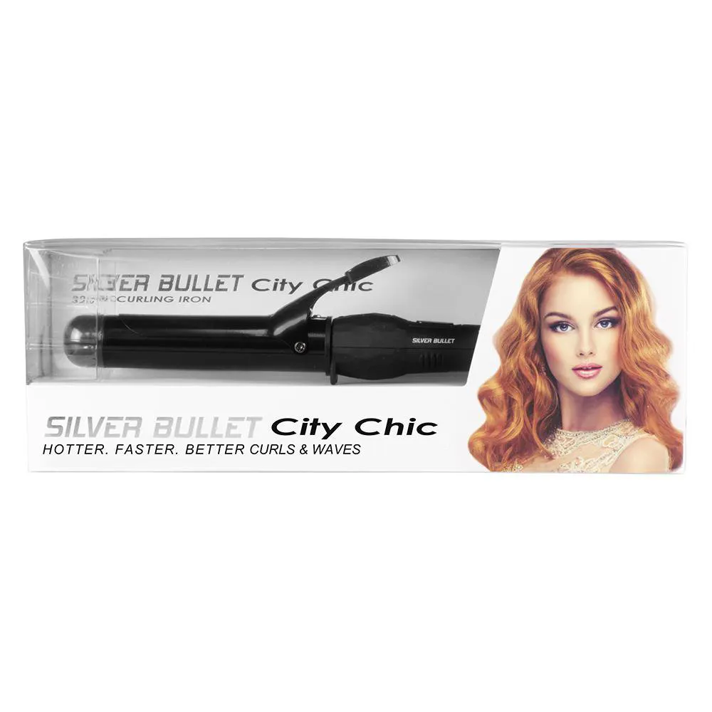 Silver Bullet City Chic Curling Iron 32mm, view 3