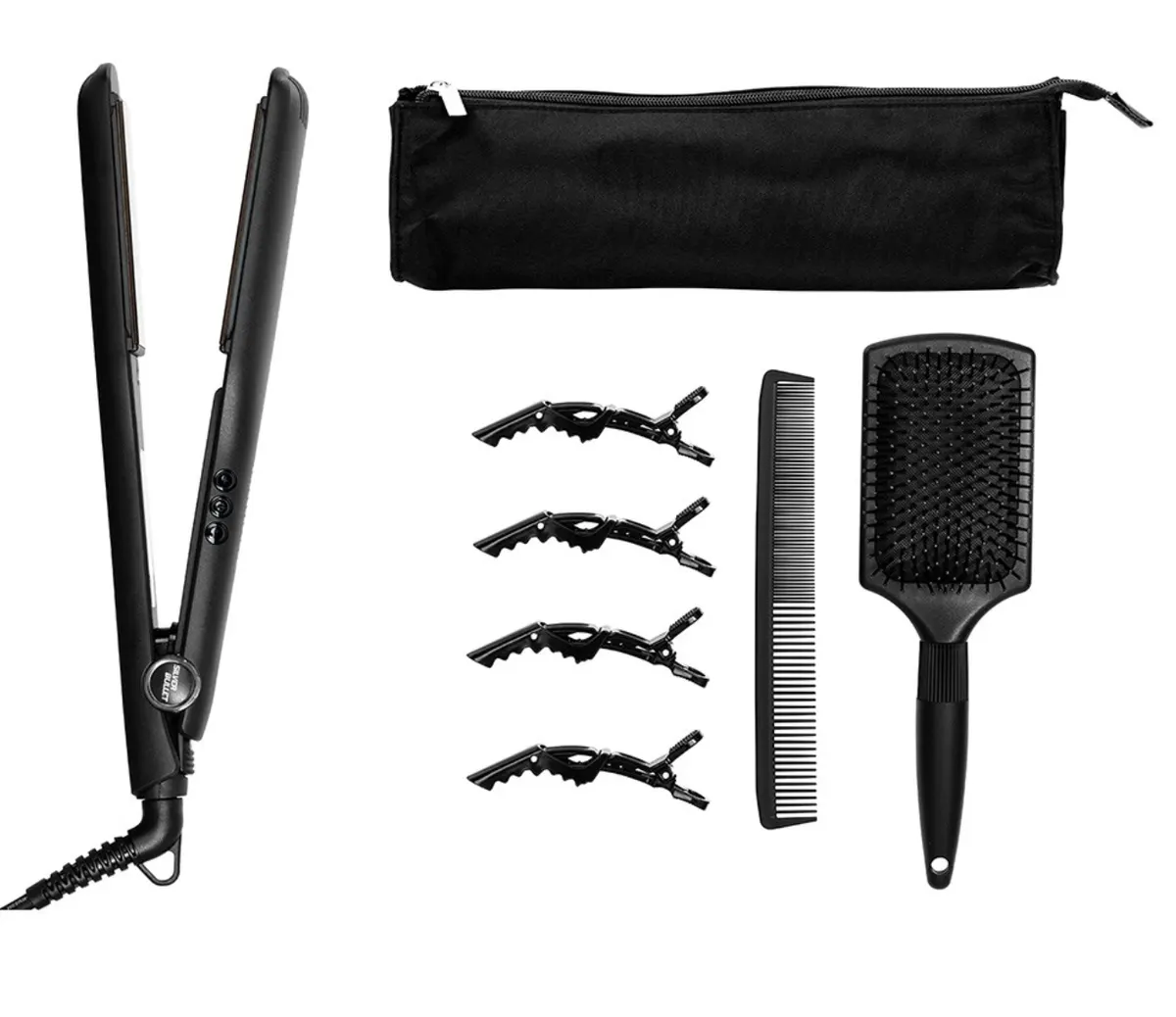 Silver Bullet Keratin 230 Ceramic/Tourmaline Digital Wide Plate Straightener - 37mm, view 2