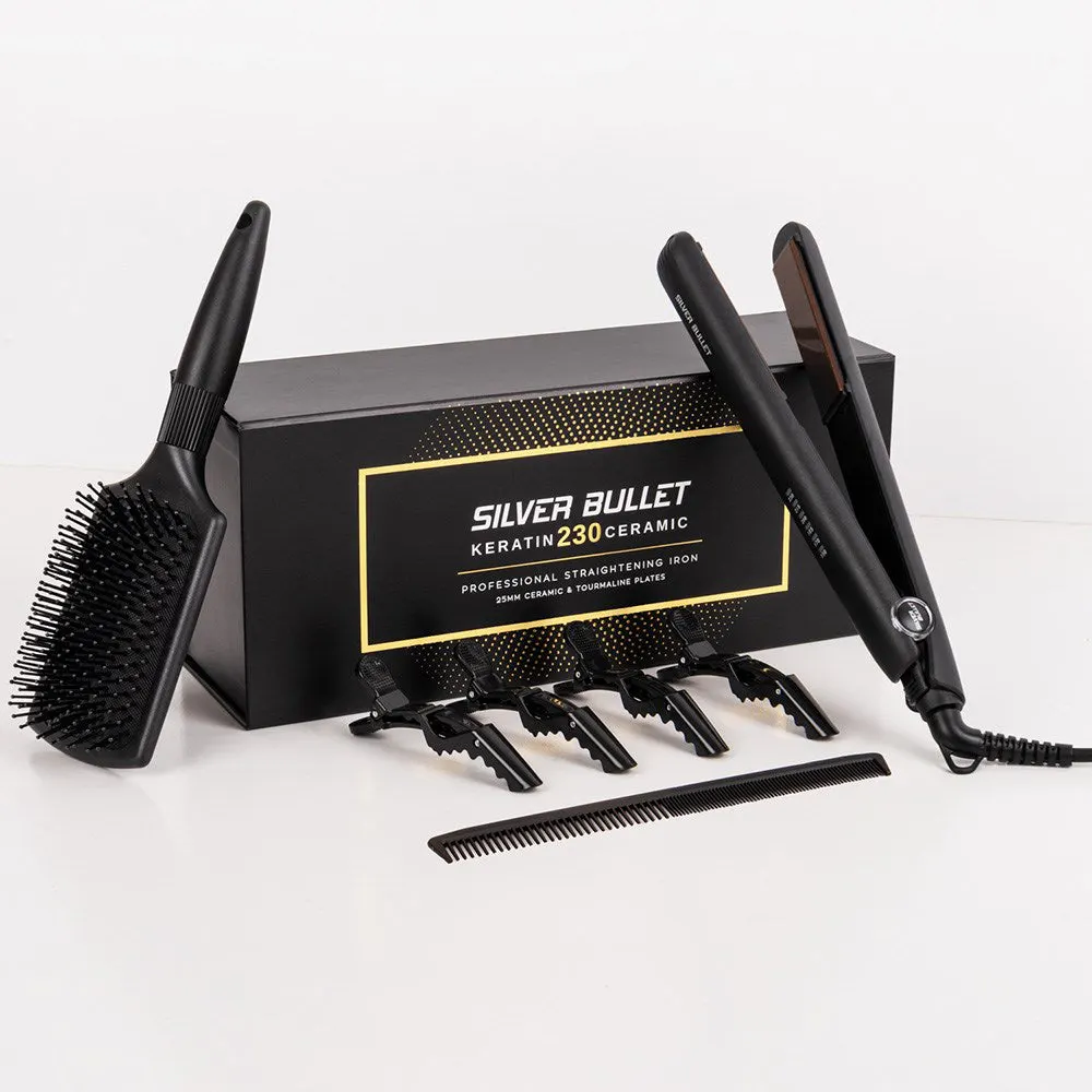 Silver Bullet Keratin 230 Ceramic Tourmaline Hair Straightener, view 3