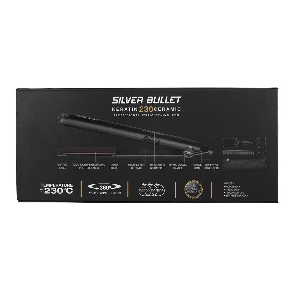 Silver Bullet Keratin 230 Ceramic Tourmaline Hair Straightener, view 5