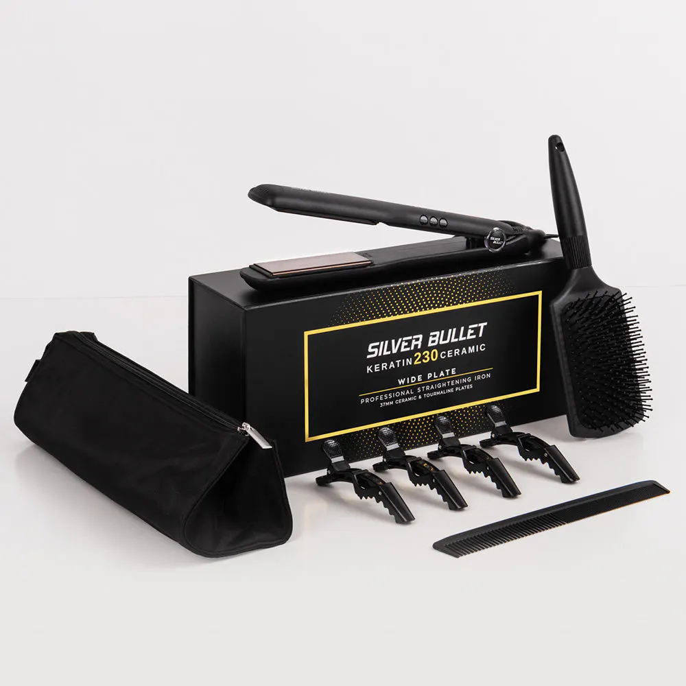 Silver Bullet Keratin 230 Ceramic Tourmaline Hair Straightener, view 6