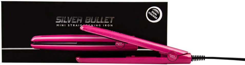 Silver Bullet Mini Straightener - Pink, view 2
