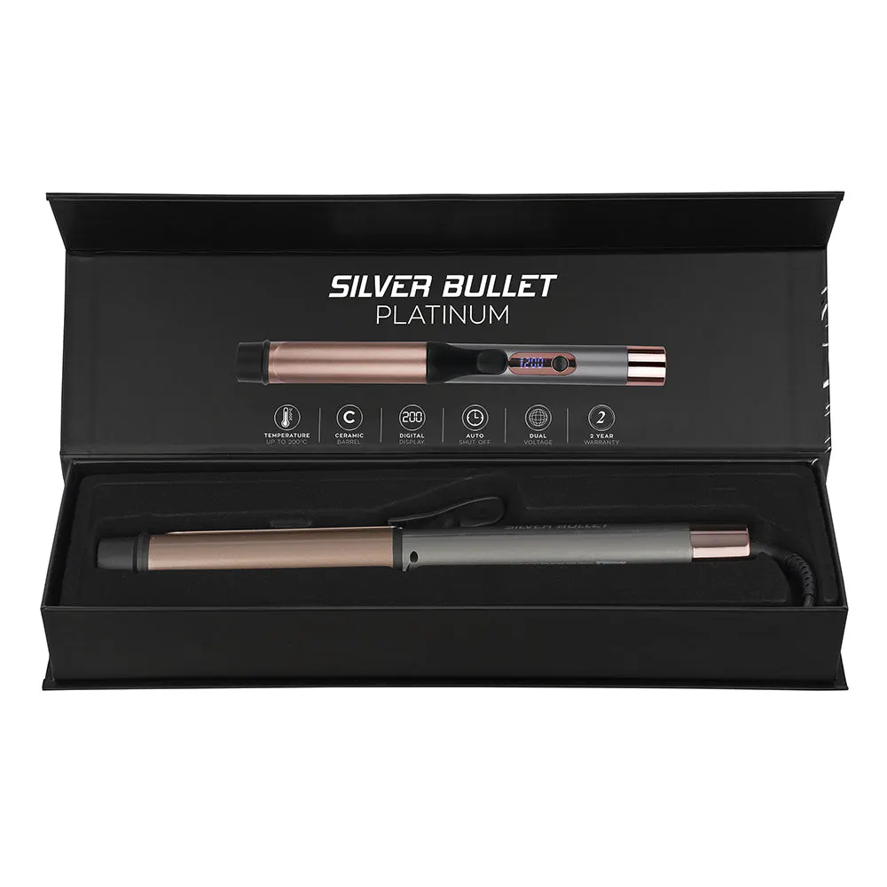 Silver Bullet Platinum 32mm Curling Iron, view 3