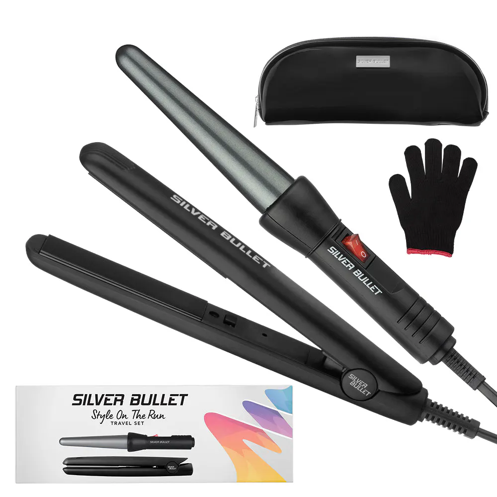 Silver Bullet Style on the Run - Mini Straightener & Conical, view 4